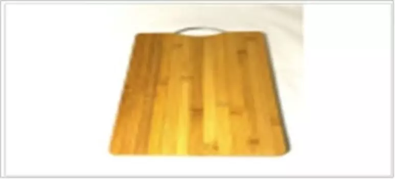 Доска разделочная 34*24*1.6 см Absolut Home металлическая ручка бамбук b14064