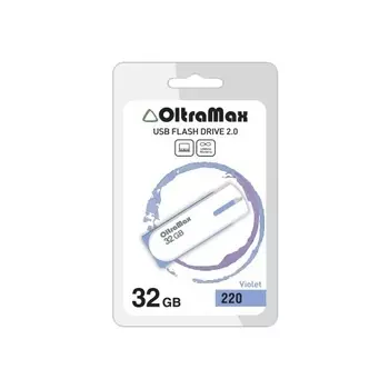 Флешка 32Gb USB 2.0 OltraMax 220, фиолетовый (OM-32GB-220-Violet)