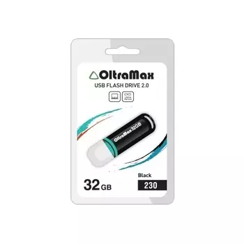 Флешка 32Gb USB 2.0 OltraMax 230, черный (OM-32GB-230-Black)