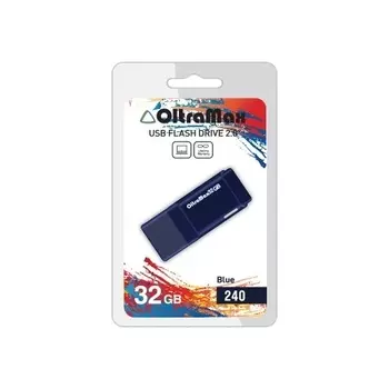 Флешка 32Gb USB 2.0 OltraMax 240, синий (OM-32GB-240-Blue)