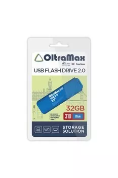 Флешка 32Gb USB 2.0 OltraMax 310, синий (OM-32GB-310-Blue)
