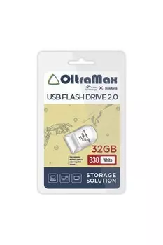 Флешка 32Gb USB 2.0 OltraMax 330, белый (OM-32GB-330-White)
