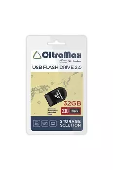 Флешка 32Gb USB 2.0 OltraMax 330, черный (OM-32GB-330-Black)