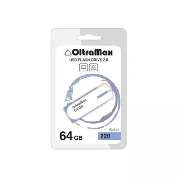 Флешка 64Gb USB 2.0 OltraMax 220, фиолетовый (OM-64GB-220-Violet)