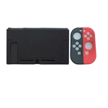Защитный чехол для Nintendo Switch из термополиуретана с матовой текстурой — прозрачный и съемный matte fine hole TPU soft shell