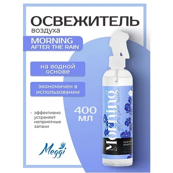 MEGGI Освежитель воздуха водный SOFTEX "Летнее утро после дождя"