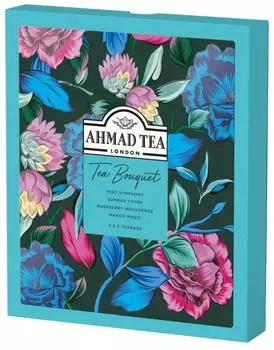 Набор чая Ahmad Tea Tea Bouquet 4 вкуса 20 пак в ассортименте