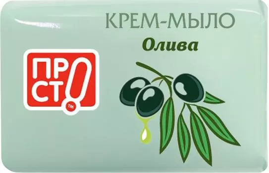 Мыло туалетное ПРОСТО Олива 90г
