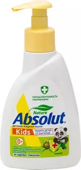 Мыло жидкое детское Absolut Kids с чередой гипоаллергенное 250мл