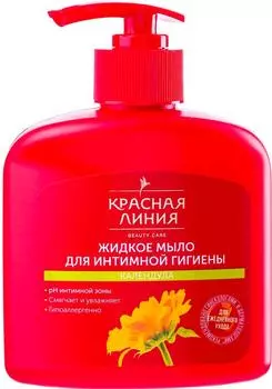 Мыло жидкое для интимной гигиены Красная линия Календула 250г