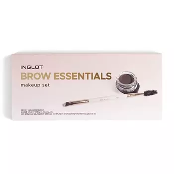INGLOT Набор для бровей Brow Essentials краска для бровей 16 + кисть для макияжа 200