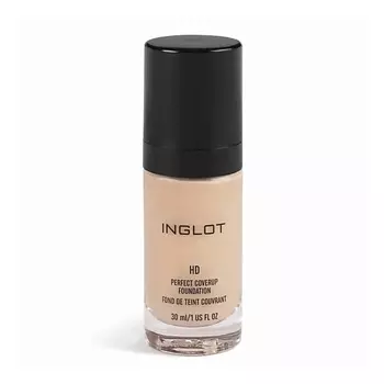 INGLOT Тональный крем HD perfect coverup foundation стойкий, выравнивающий