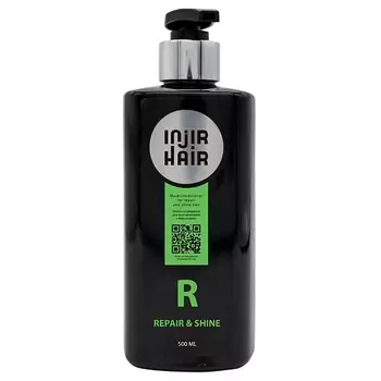INJIR HAIR Кондиционер-маска 2 в 1 восстановление и блеск волос 500.0