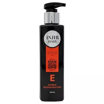 INJIR HAIR Несмываемая сыворотка экспресс ухода за прямыми волосами 200.0