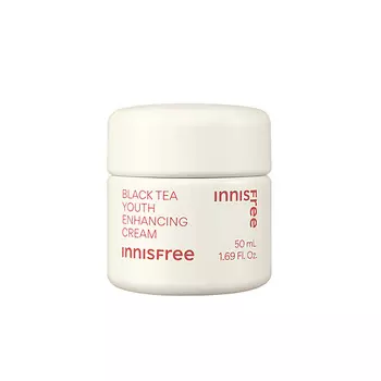 INNISFREE Антиоксидантный крем с экстрактом чёрного чая и аденозином для повышения упругости кожи Black Tea