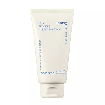 INNISFREE Освежающая пенка для умывания с маслом семян торреи и BHA кислотами для проблемной кожи Bija
