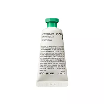 INNISFREE Парфюмированный крем для рук 02 Fluffy Pink My perfumed