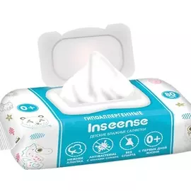INSEENSE Салфетки влажные для детей с антибактериальным эффектом