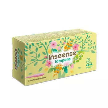 INSEENSE Тампоны с аппликатором Super+ 8.0