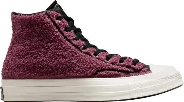 Кроссовки Converse Chuck 70 High Sherpa - Shadowberry, розовый
