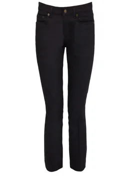 Укороченные джинсы SAINT LAURENT