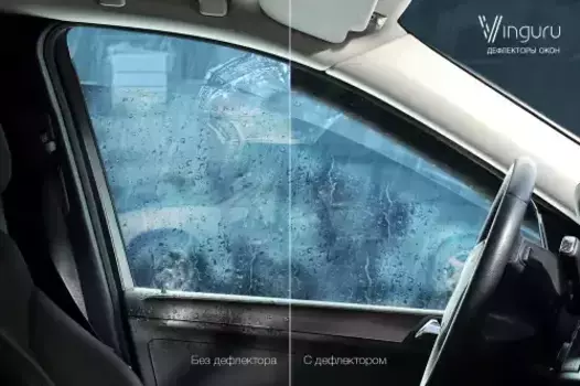 дефлекторы окон к-кт на 4 дв.! Vinguru\ Hyundai ix35 2010> AFV28110