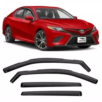Дефлекторы VG Toyota Camry XV70 2018-н.в., Седан, вст., неломающиеся, 4шт DEF01271 VORON GLASS