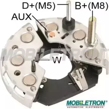 диодный мост! 55A D 14-40A\ MB, MAN, DAF, Ford, Iveco, Scania Trucks 78> RB-04H MOBILETRON