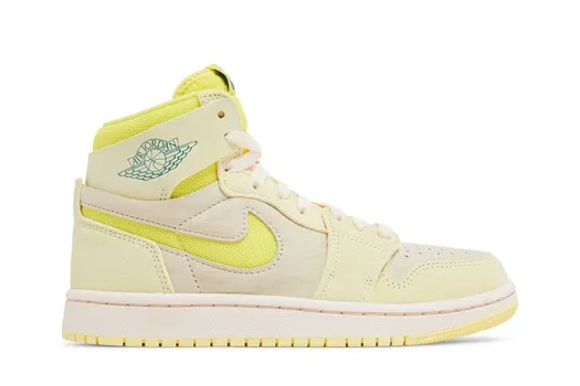 Кроссовки Wmns Air Jordan 1 High Zoom Comfort 2 'Citron Tint', желтый