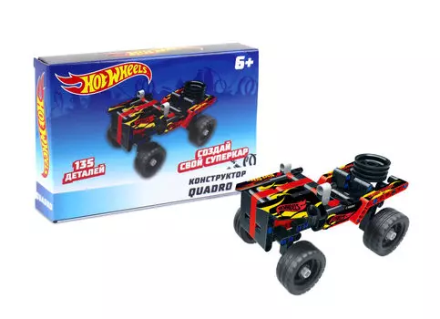 Конструктор из серии Hot Wheels – Quadro, 135 деталей