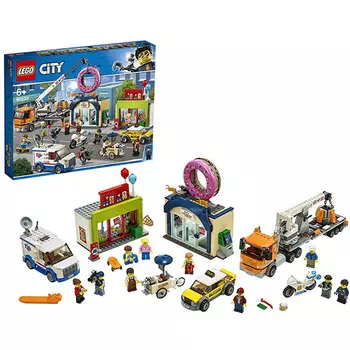 Конструктор Lego City Town - Открытие магазина по продаже пончиков