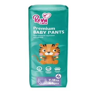 Подгузники-трусики для детей Premium Reva Care 7-18кг 44шт р.L (4)