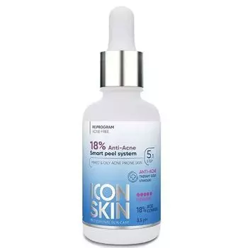 Пилинг для проблемной кожи Icon Skin 18% 30мл