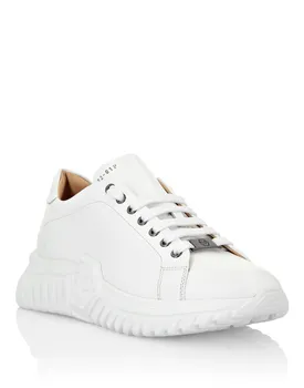 КРОССОВКИ LO-TOP SUPERSONIC Philipp Plein, белый