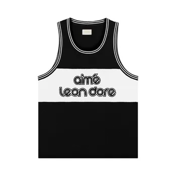 Джерси Aim Leon Dore Knit Basketball Jersey Black, черный