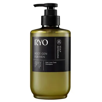 Ryo Men s Rootgen Mildly Adic Protein Шампунь против выпадения волос на коже головы с ароматом бергамота и лаванды, 1 шт., 515 мл