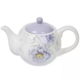 Чайник заварочный доломит, 0.95 л, Daniks, Флорина, сиреневый