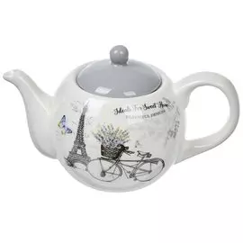 Чайник заварочный доломит, 0.95 л, Daniks, Прованс, серый