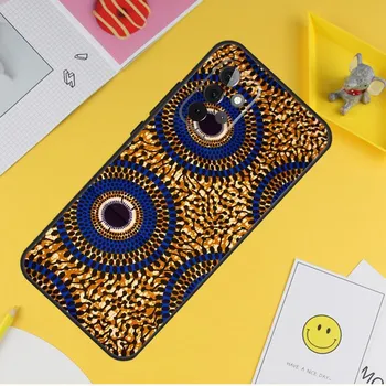 Чехол для телефона из ткани с африканским восковым узором для Samsung Galaxy A53 A33 A13 A12 A32 A52 A14 A34 A54 A15 A25 A35 A55 A71 A51 Samsung A35