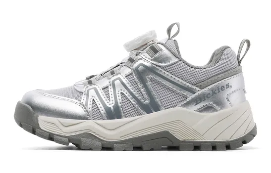 Детские кроссовки PS Low-top Silver/White Dickies, серебряный