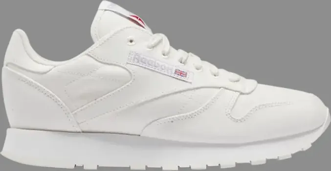 Кроссовки classic leather grow 'chalk' Reebok, пломбир