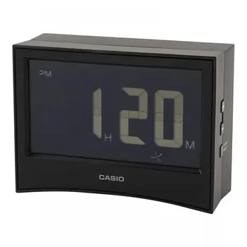 Dqd S01j 1jf Casio Будильник Радиоволна Черный Цифровой Реверсивный ЖК-дисплей Температура Влажность Календарь Дисплей