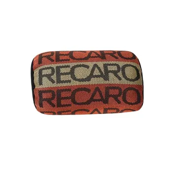 RASTP-1 шт. универсальная мягкая автомобильная подушка RECARO в стиле JDM, подушка для шеи, градация ткани, подголовник для автомобильного сиденья, автомобильные подушки для шеи чёрный