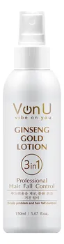 Лосьон для роста волос с экстрактом золотого женьшеня Ginseng Gold Lotion 150мл