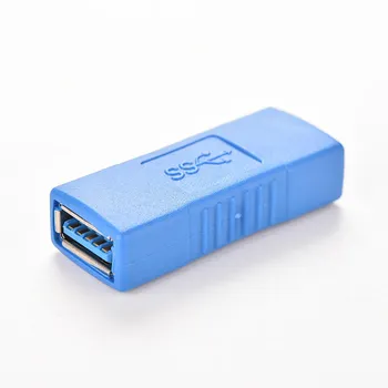 Usb 3.0 Тип A Женский-мама Переходник-адаптер Переходник для смены пола чёрный