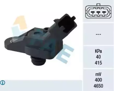 датчик давления воздуха!\ BMW E46/E39/E53 3.0D 98-05 15052 FAE