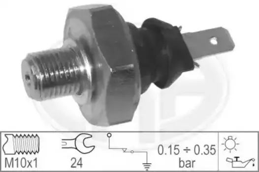 датчик давл. масла!\ VW Golf/Passat 1.0-2.8i/1.6D/SDi/TDi 83-97 330342 ERA