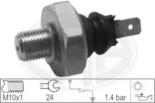 датчик давления масла!\Audi 80-100/A3/A4/A6 1.6-2.8i/1.6D/2.0D/TD 86> 330322 ERA