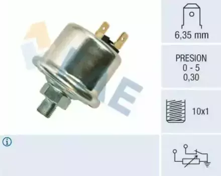 датчик давления масла!\ Audi A4 1.6-2.8i 86-96, VW Scirocco 1.3-1.8i <01 14740 FAE