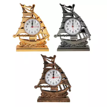 LADECOR CHRONO Будильник в виде парусника 21х6х16см, 1хAA, пластик